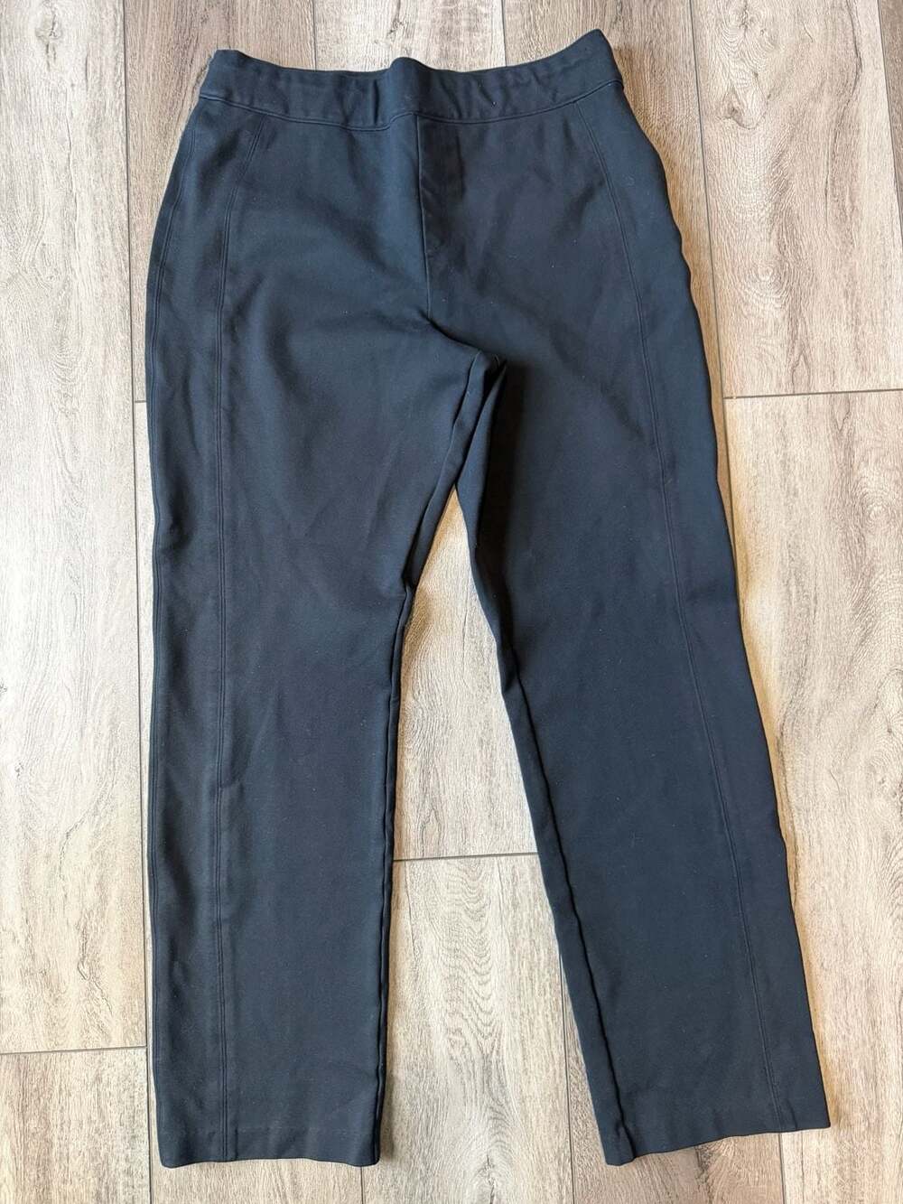 Spanx Black Pull On Stretch Business Casual Trousers Size XL